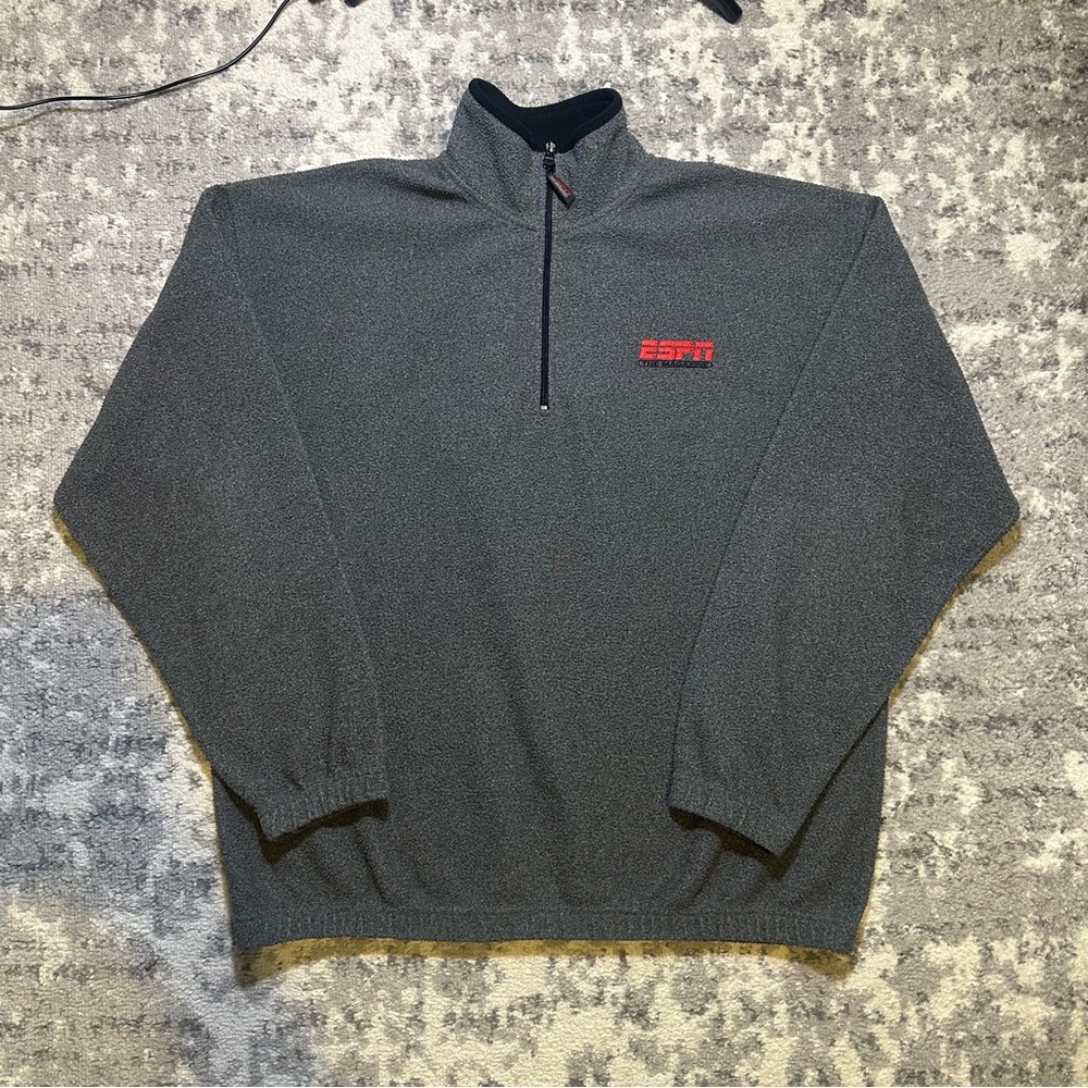 Men’s ESPN Fleece Quarter-Zip Collared Sweatshirt